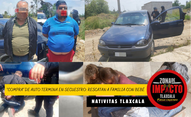 Engaño en redes termina en secuestro: rescatan a familia con bebé en operativo de alto impacto