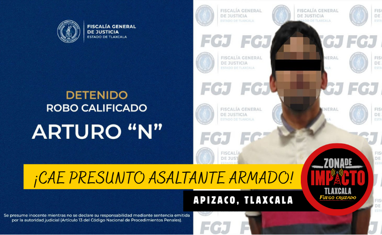 🚨 ¡Cayó el asaltante! FGJE captura a sujeto acusado de atraco armado en tienda de conveniencia