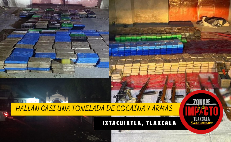 Cae narcorancho en Ixtacuixtla: encuentran 900 kilos de cocaína y armas de alto poder